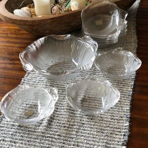 Vintage Studio Nova Frosted Shell Bowl Set (9pc)